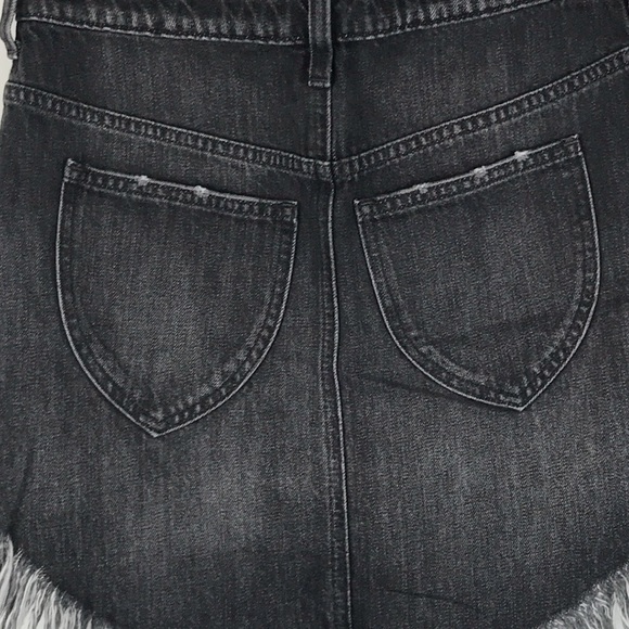 Free People Bailey Denim Mini Skirt in Maverick - Picture 7 of 11